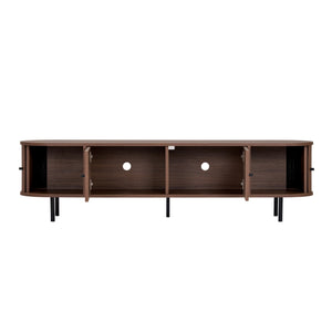 Έπιπλο Τηλεόρασης Apella Με Soft-Close Καρυδί 180x40x47 εκ. Μελαμίνης