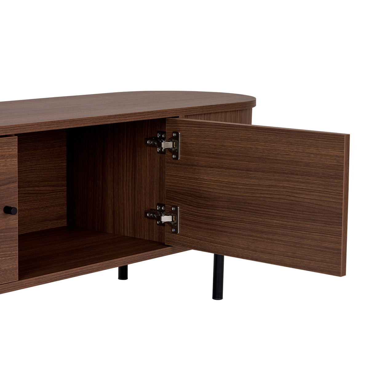 Έπιπλο Τηλεόρασης Apella Με Soft-Close Καρυδί 180x40x47 εκ. Μελαμίνης