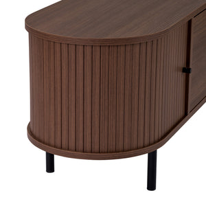 Έπιπλο Τηλεόρασης Apella Με Soft-Close Καρυδί 180x40x47 εκ. Μελαμίνης