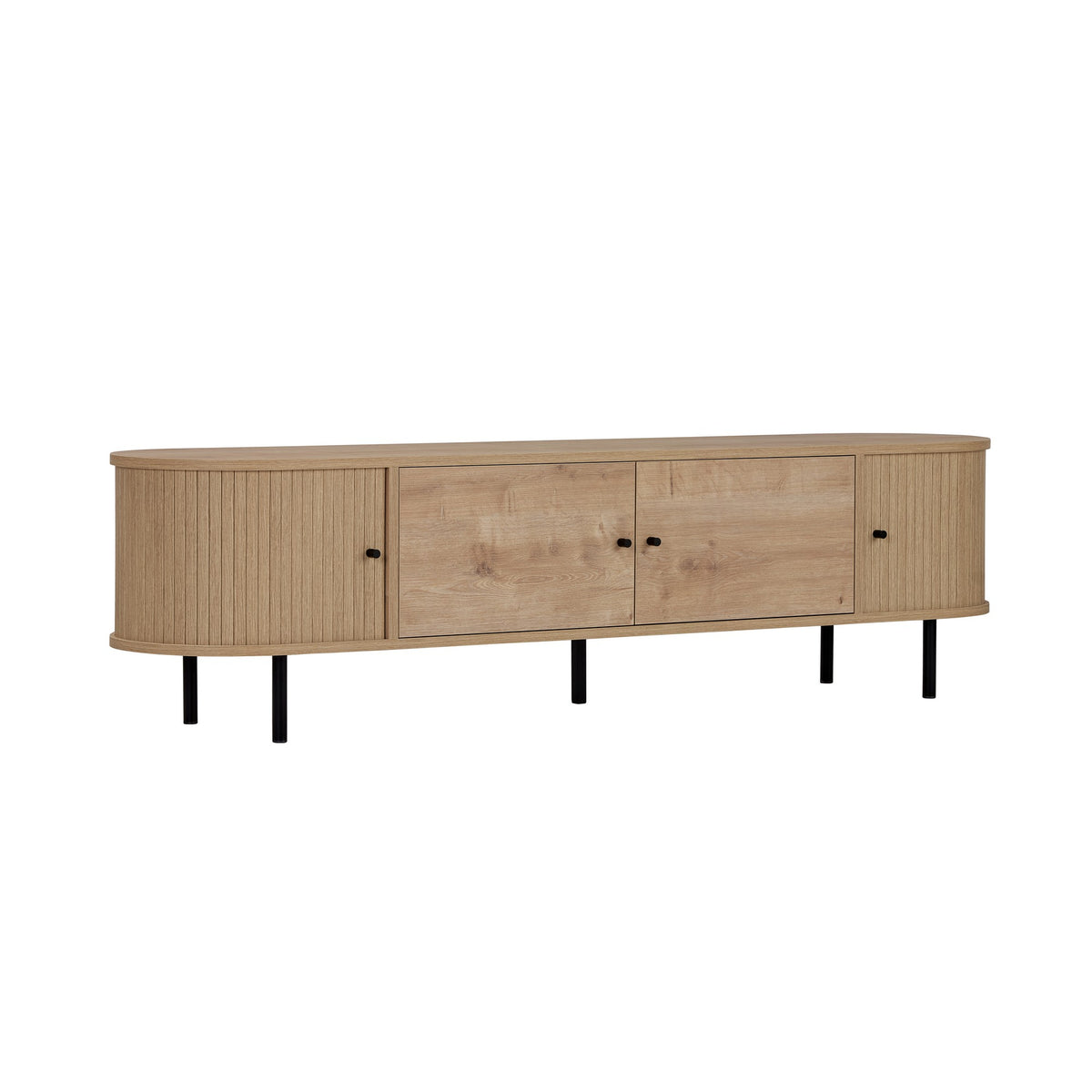 Έπιπλο Τηλεόρασης Apella Με Soft-Close Δρυς Sapphire 180x40x47 εκ. Μελαμίνης