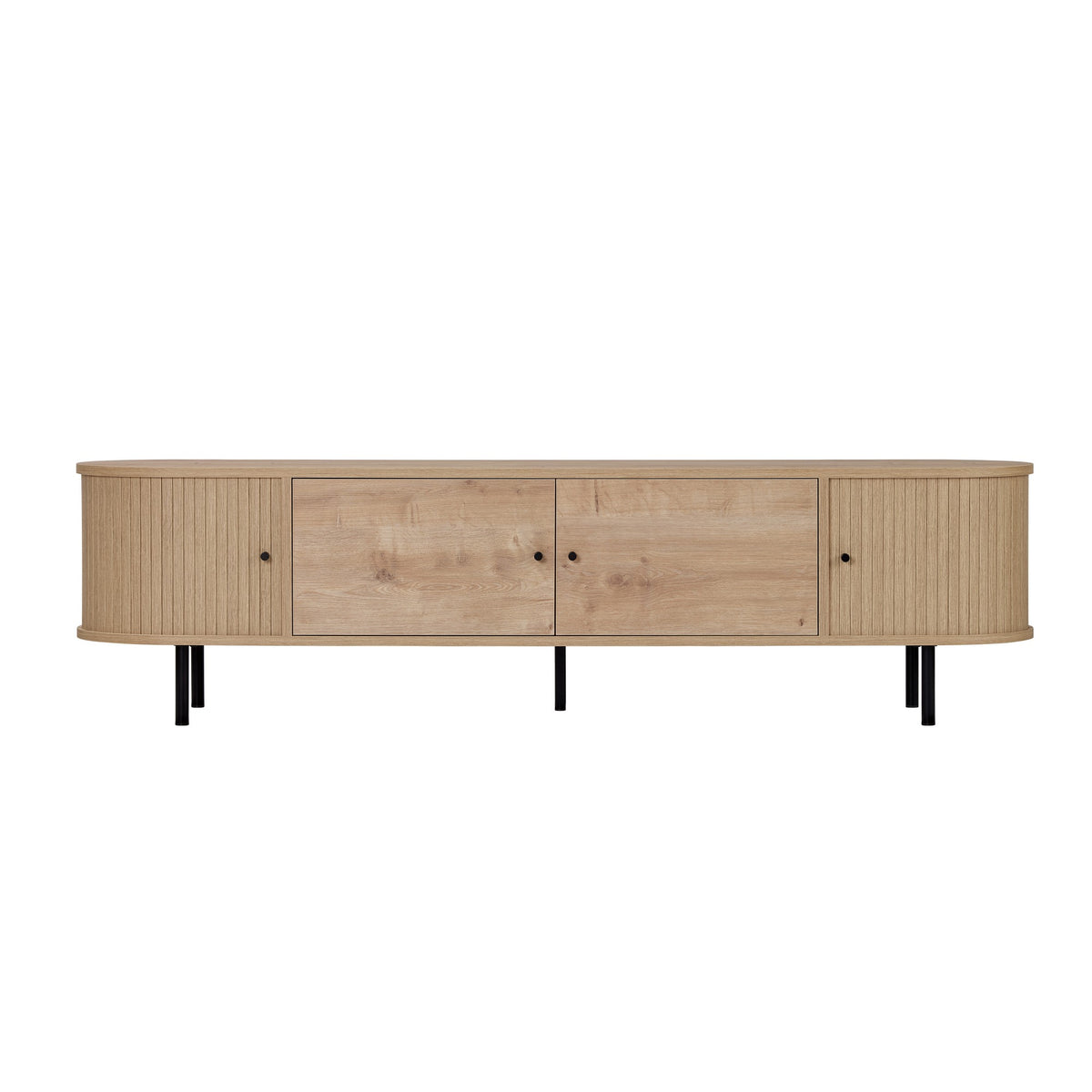 Έπιπλο Τηλεόρασης Apella Με Soft-Close Δρυς Sapphire 180x40x47 εκ. Μελαμίνης
