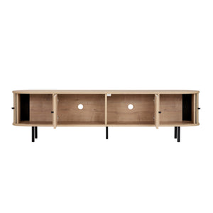 Έπιπλο Τηλεόρασης Apella Με Soft-Close Δρυς Sapphire 180x40x47 εκ. Μελαμίνης