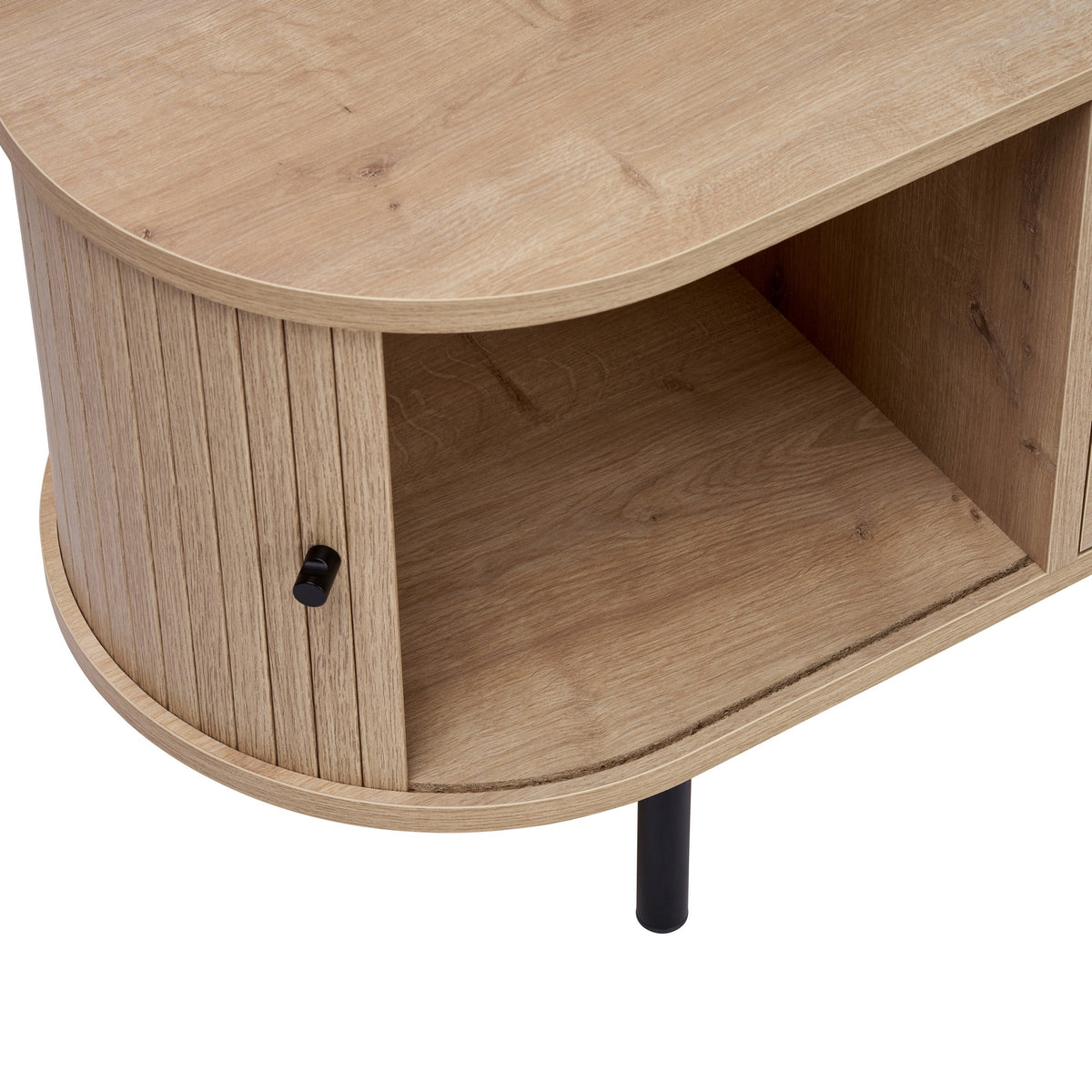 Έπιπλο Τηλεόρασης Apella Με Soft-Close Δρυς Sapphire 180x40x47 εκ. Μελαμίνης