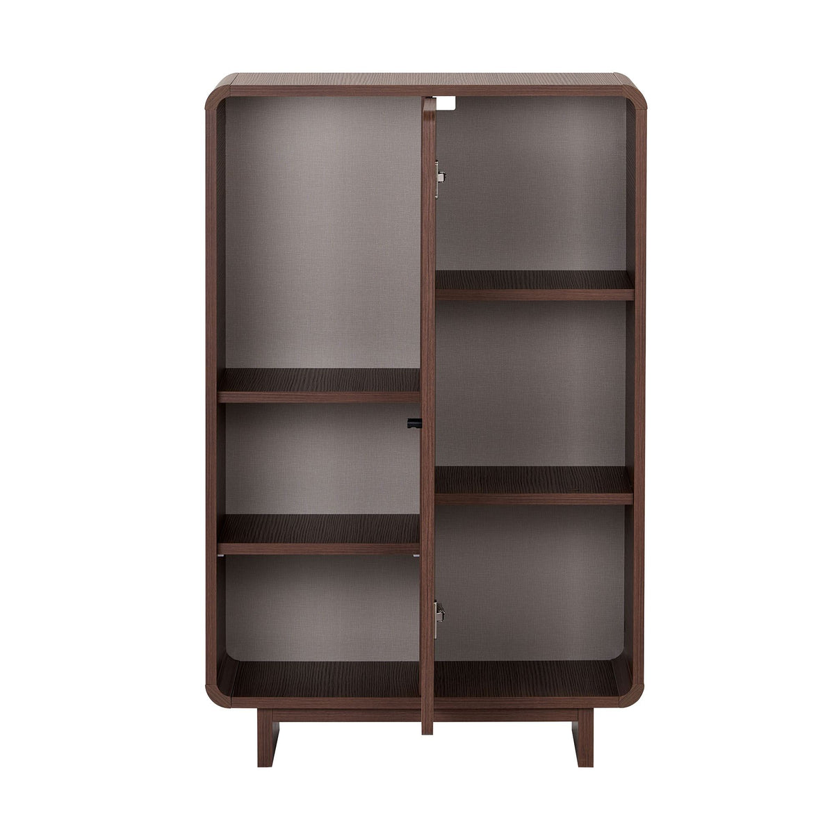 Στήλη Αποθήκευσης Vourvourou Με Soft-Close Καρυδί Milano 70x34x110 εκ. Μελαμίνης