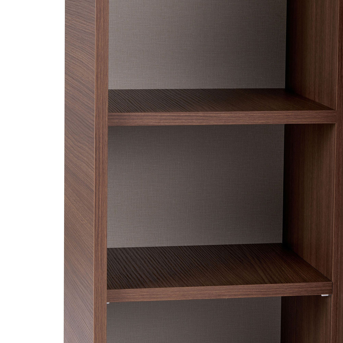 Στήλη Αποθήκευσης Vourvourou Με Soft-Close Καρυδί Milano 70x34x110 εκ. Μελαμίνης
