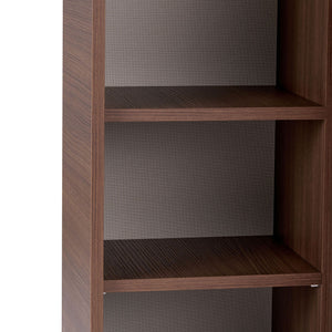 Στήλη Αποθήκευσης Vourvourou Με Soft-Close Καρυδί Milano 70x34x110 εκ. Μελαμίνης