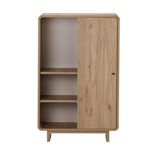 Στήλη Αποθήκευσης Vourvourou Με Soft-Close Δρυς Sepet 70x34x110 εκ. Μελαμίνης - Pakobazaar
