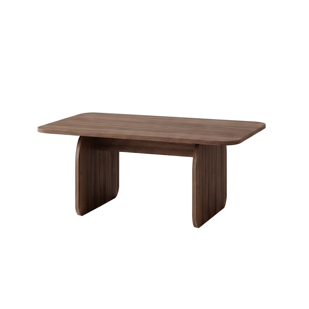 Τραπεζάκι Σαλονιού Lithino Καρυδί Milano 100x60x42 εκ. Μελαμίνης