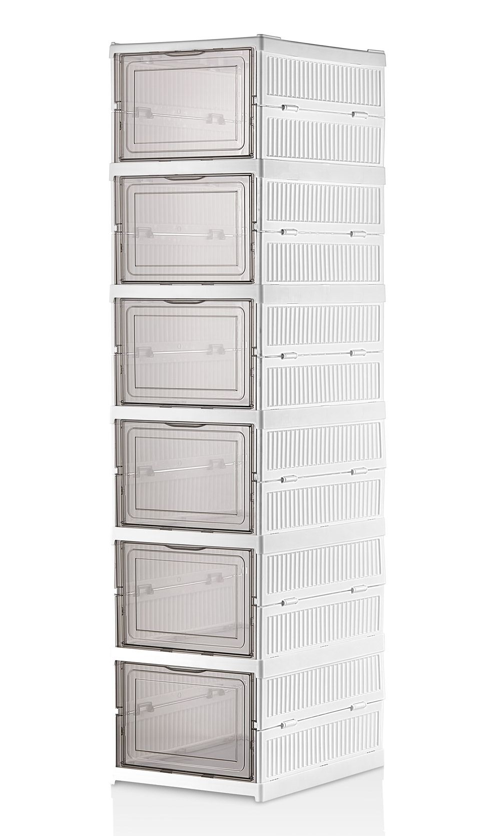 Παπουτσοθήκη Tainaro Λευκό 25.5x34.5x105 εκ.