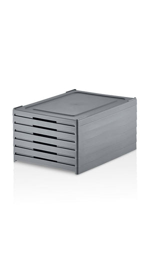 Παπουτσοθήκη Tainaro Ανθρακί 25.5x34.5x105 εκ.