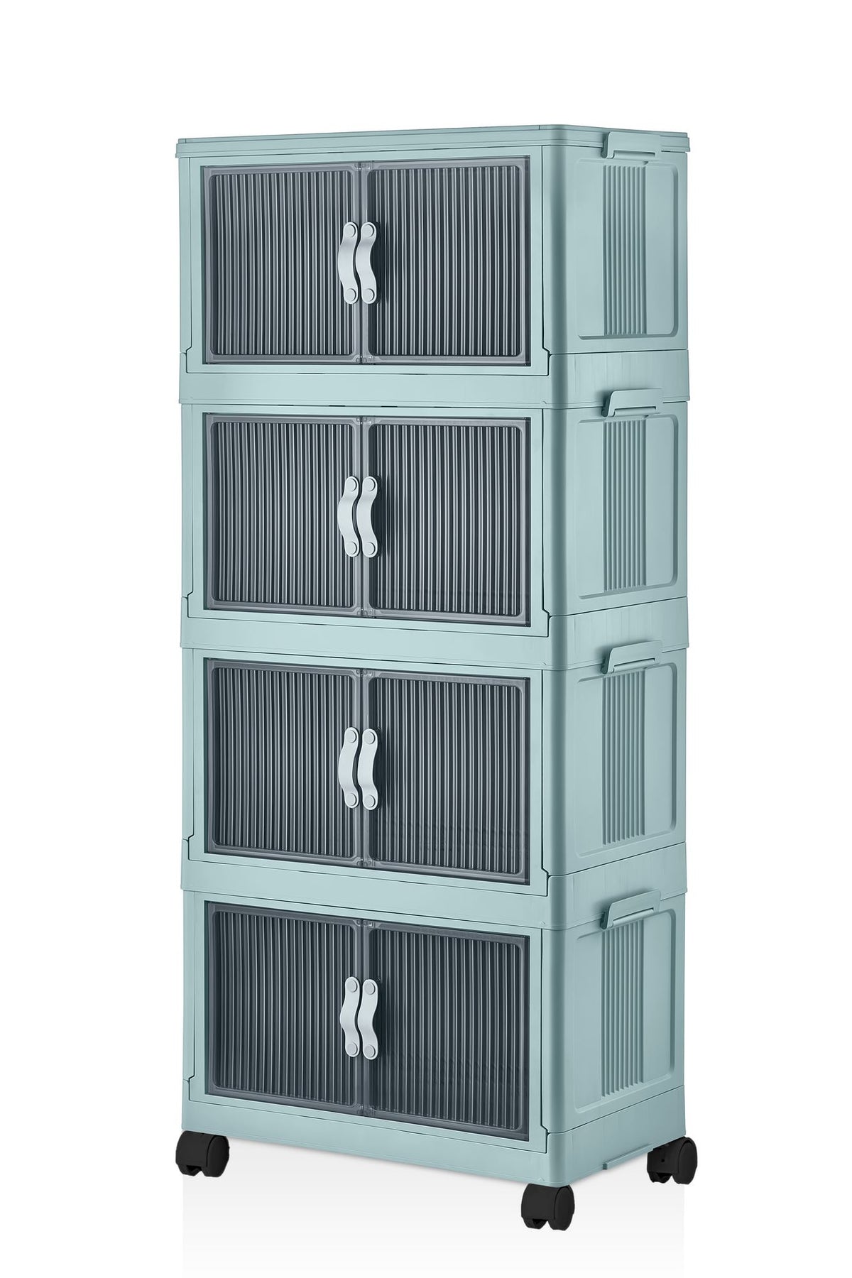 Στήλη Αποθήκευσης Matapas Γαλάζιο 56x56x127 εκ.