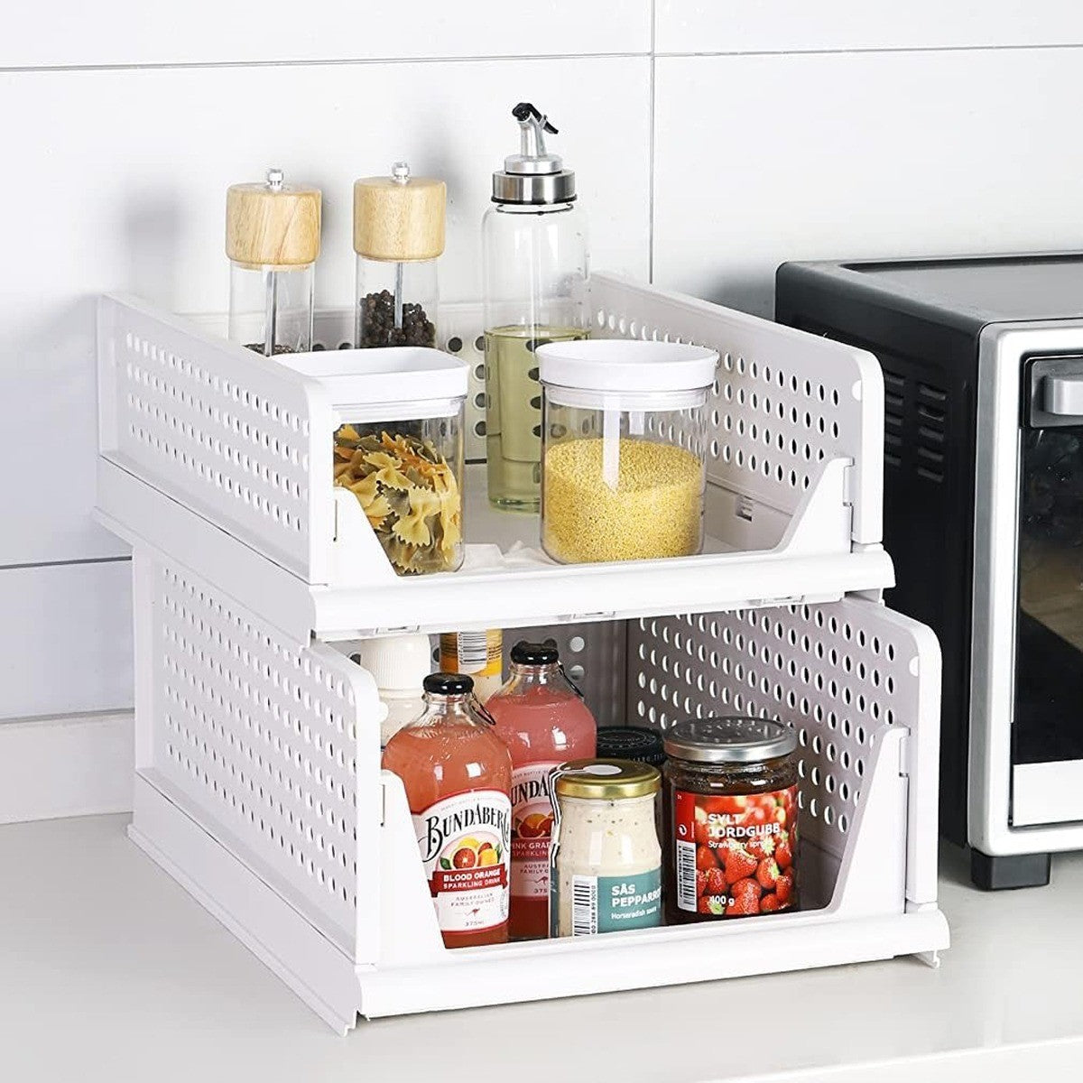 Πλαστική Ραφιέρα Itamos Λευκό 33.5x43x55.5 εκ. - Pakobazaar
