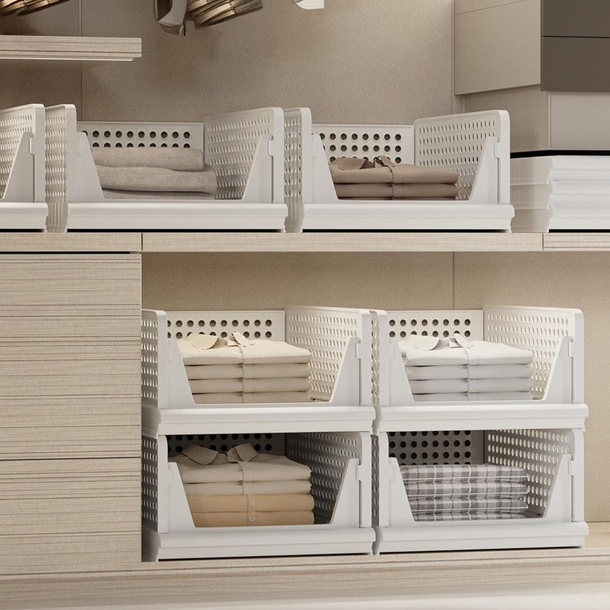 Πλαστική Ραφιέρα Itamos Λευκό 33.5x43x55.5 εκ. - Pakobazaar