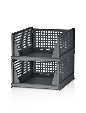 Πλαστική Ραφιέρα Itamos Ανθρακί 33.5x43x55.5 εκ.