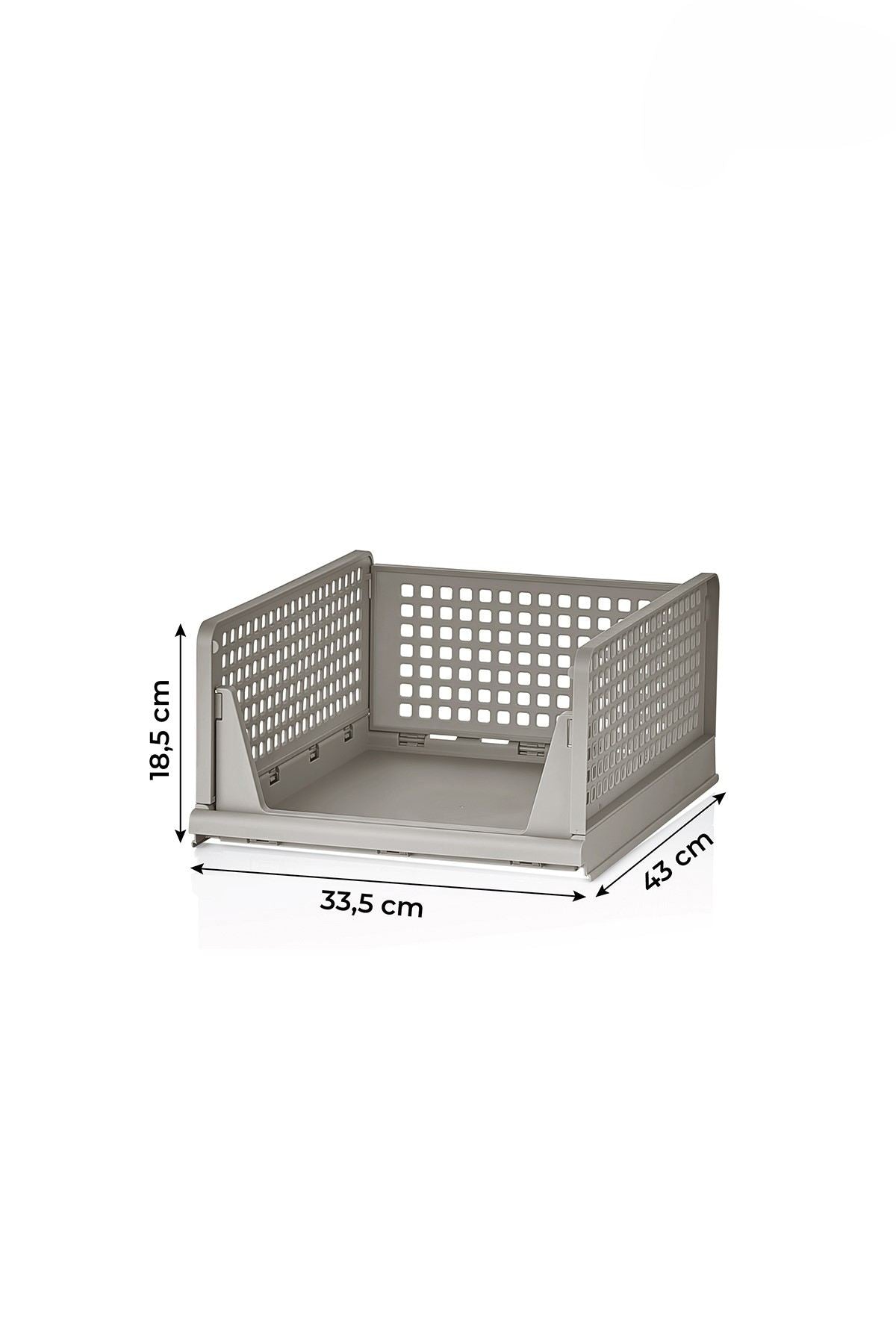 Πλαστική Ραφιέρα Itamos Μπεζ 33.5x43x55.5 εκ. - Pakobazaar