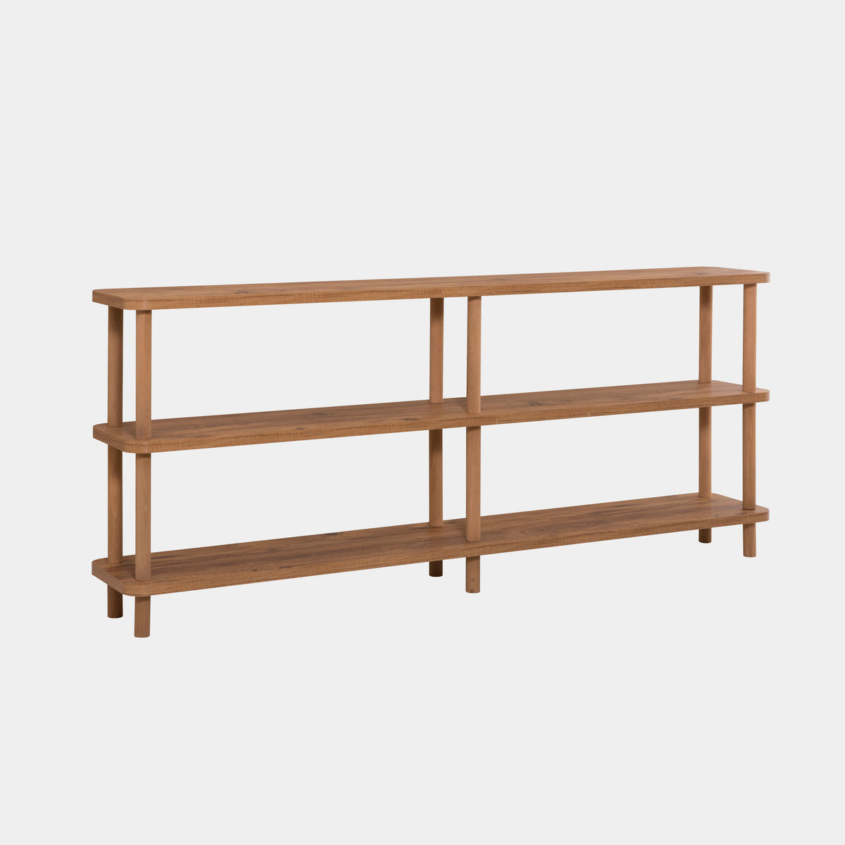Βιβλιοθήκη Myrtos Ατλαντικό Πεύκο 180x35x74.9 εκ. Μελαμίνης