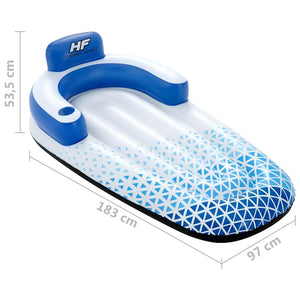 Bestway Φουσκωτό Στρώμα Hydro-Force Μπλε 183 x 97 εκ.