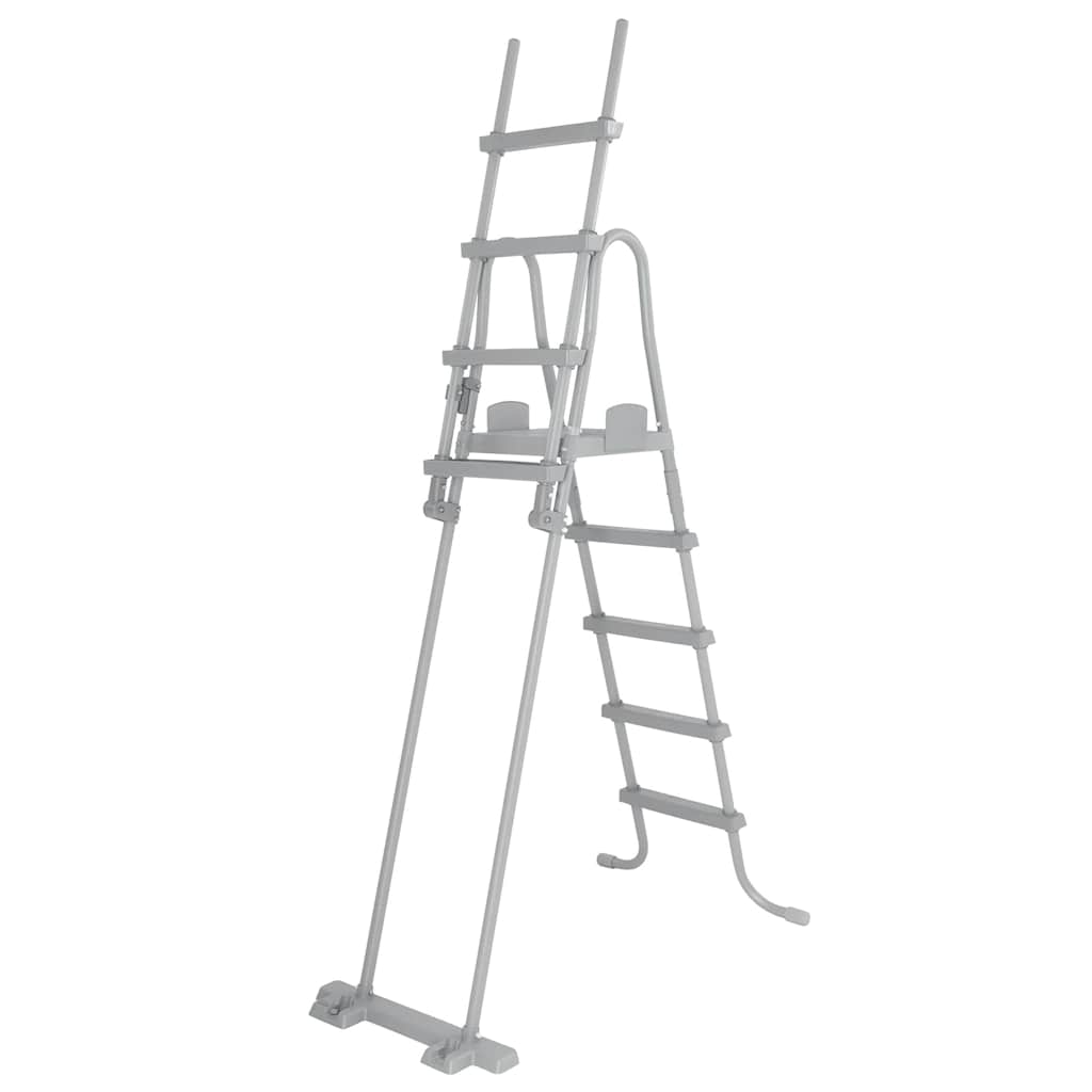 Bestway Flowclear Σκάλα Ασφαλείας Πισίνας με 4 Σκαλοπάτια 132 εκ. - Pakobazaar