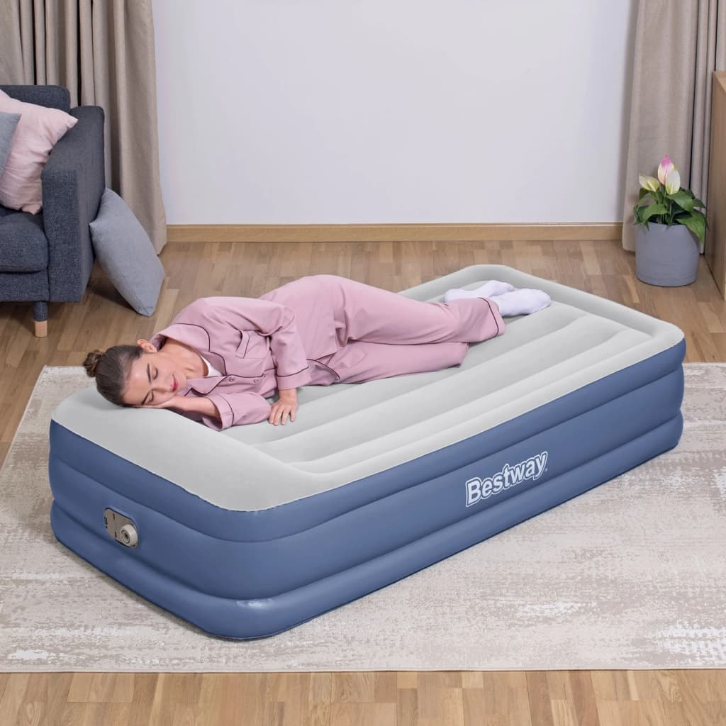 Bestway Φουσκωτό Στρώμα 1-Ατόμου Tritech Μπλε / Γκρι 191 x 97 x 46 εκ. - Pakobazaar