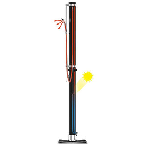 Bestway Ντουζιέρα Solar Flow Εξωτερικού Χώρου Μαύρη 20 Λίτρων - Pakobazaar
