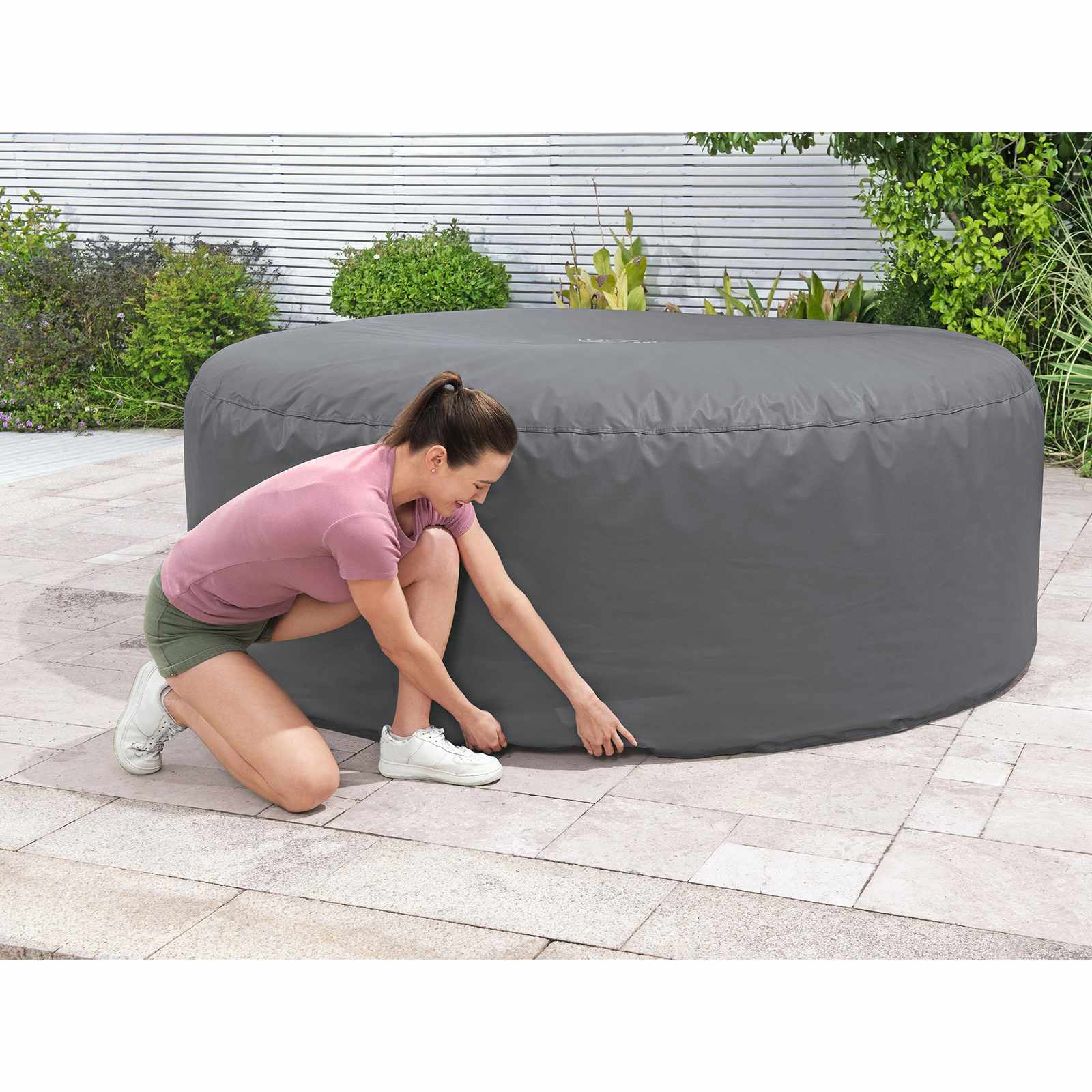 Bestway Κάλυμμα PVC και POM Γκρι