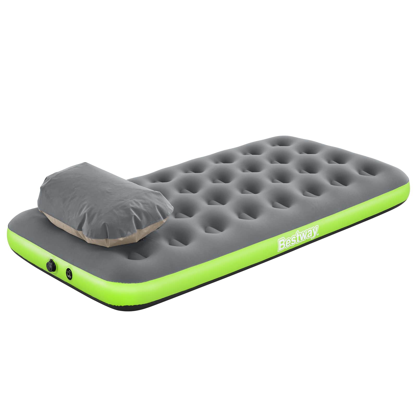 Bestway Αερομάτριτσα 1 ατόμων 188 x 99 x 22 cm Γκρι και Πράσινο - Pakobazaar
