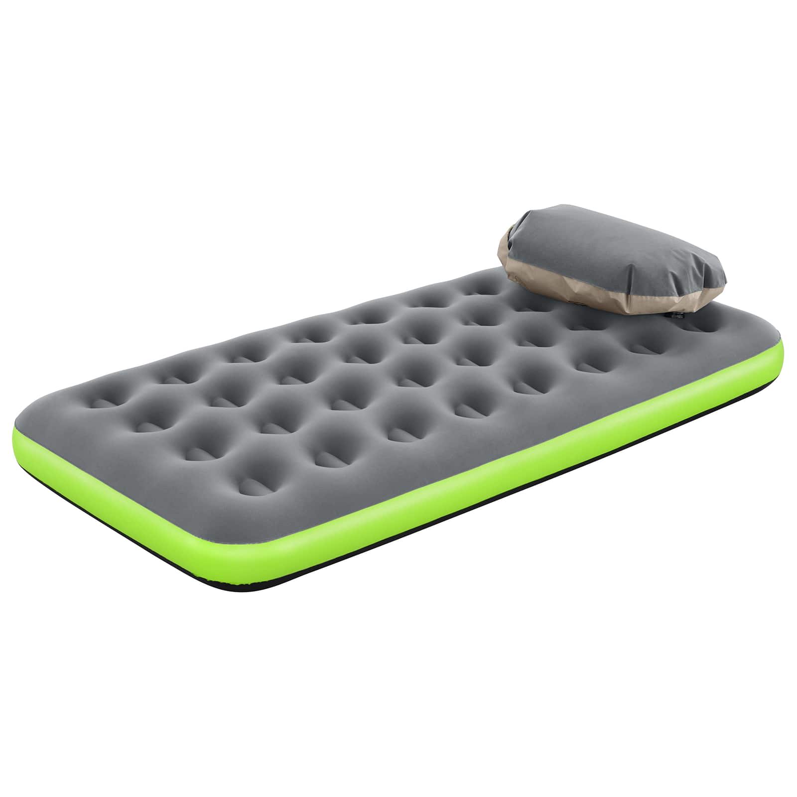 Bestway Αερομάτριτσα 1 ατόμων 188 x 99 x 22 cm Γκρι και Πράσινο - Pakobazaar