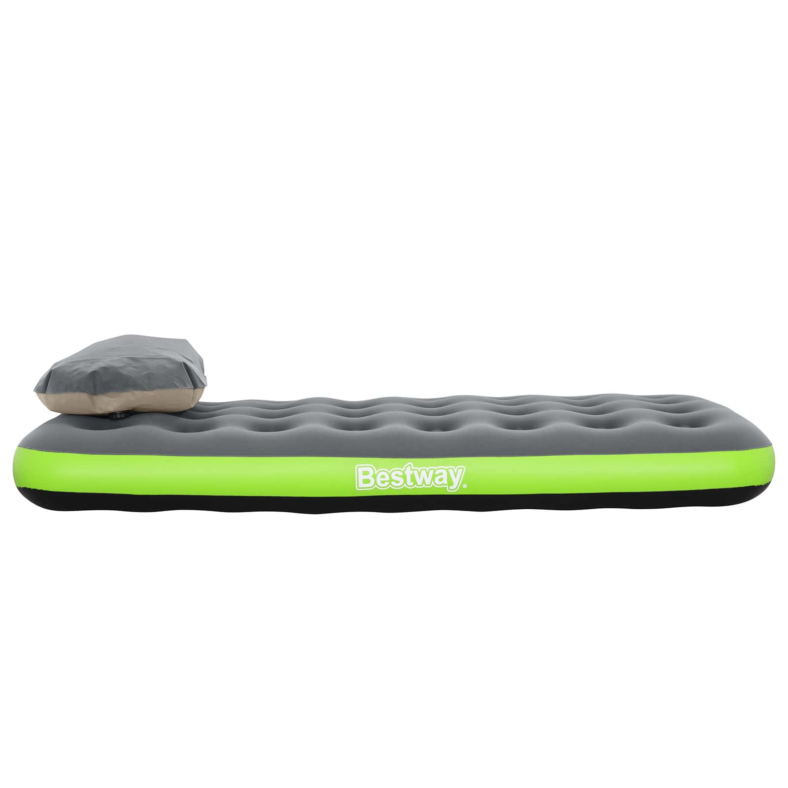 Bestway Αερομάτριτσα 1 ατόμων 188 x 99 x 22 cm Γκρι και Πράσινο - Pakobazaar
