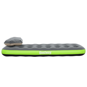 Bestway Αερομάτριτσα 1 ατόμων 188 x 99 x 22 cm Γκρι και Πράσινο - Pakobazaar