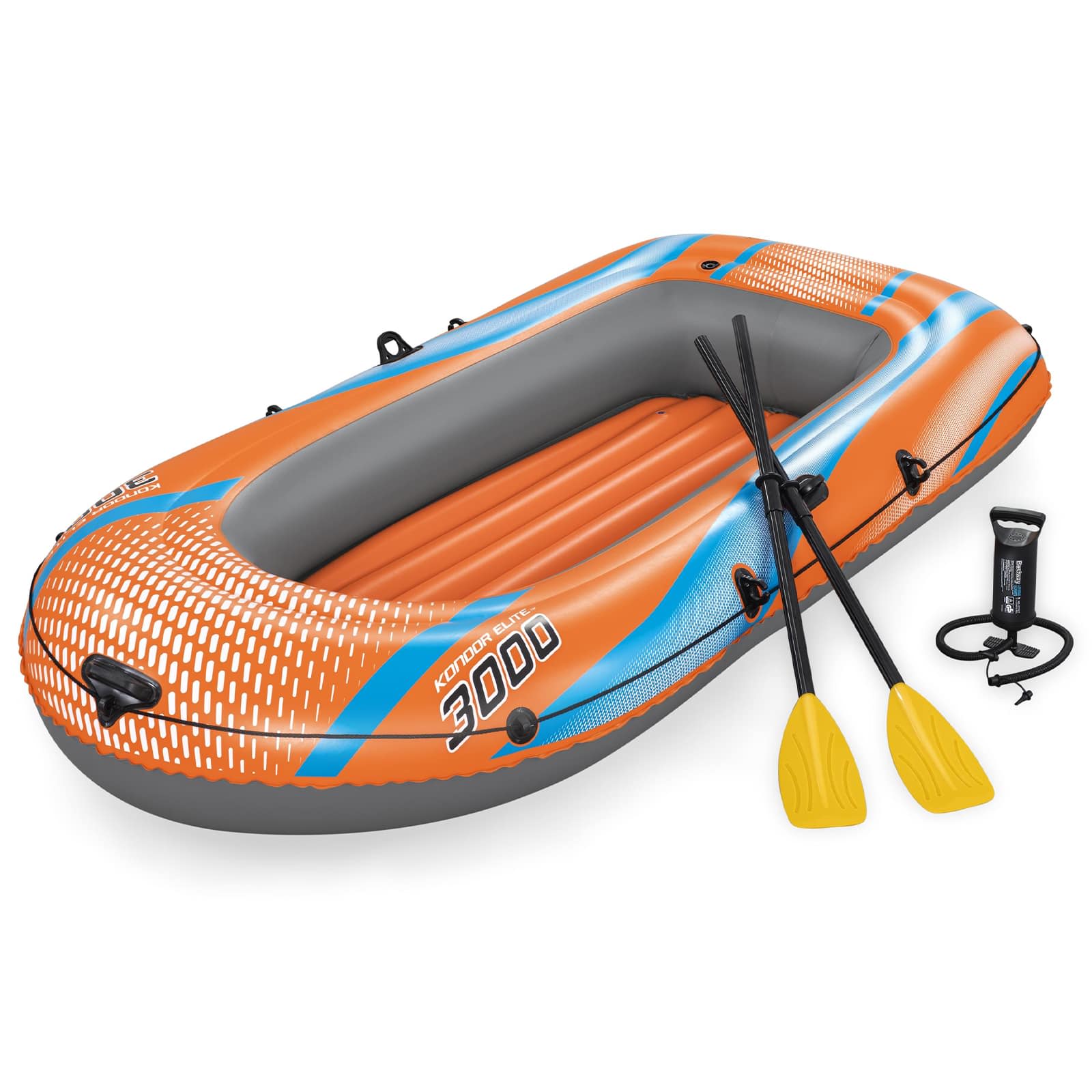 Bestway Φουσκωτή βάρκα Πορτοκαλί 246 x 122 εκ. PVC - Pakobazaar