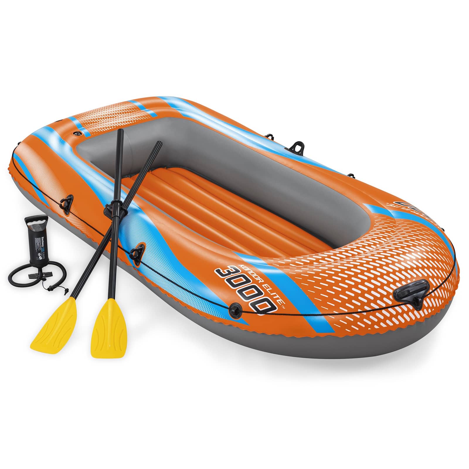 Bestway Φουσκωτή βάρκα Πορτοκαλί 246 x 122 εκ. PVC - Pakobazaar