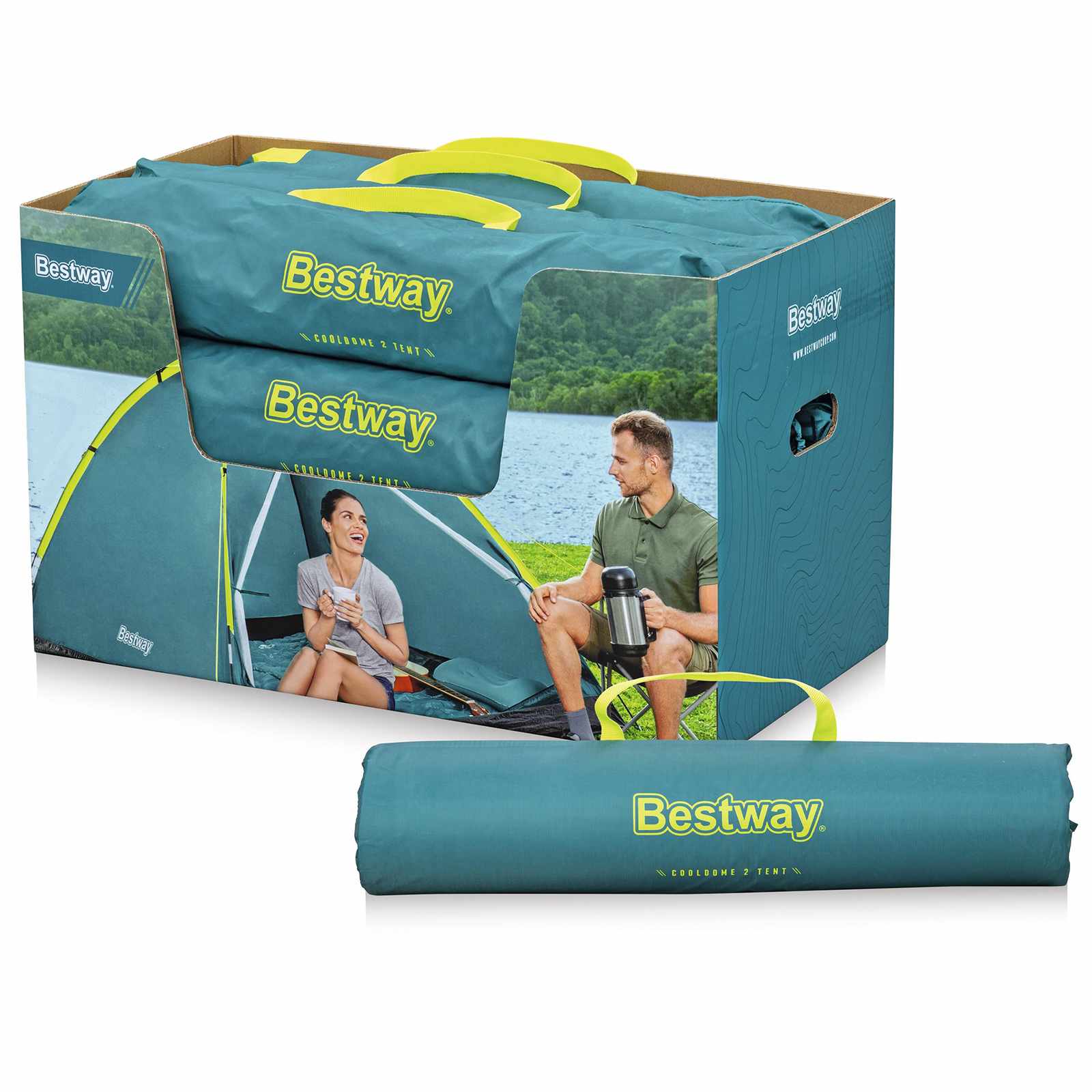 Bestway Κρύα Σκηνή Σκέπης Πράσινο 1,45 x 2,05 x 1 μ.
