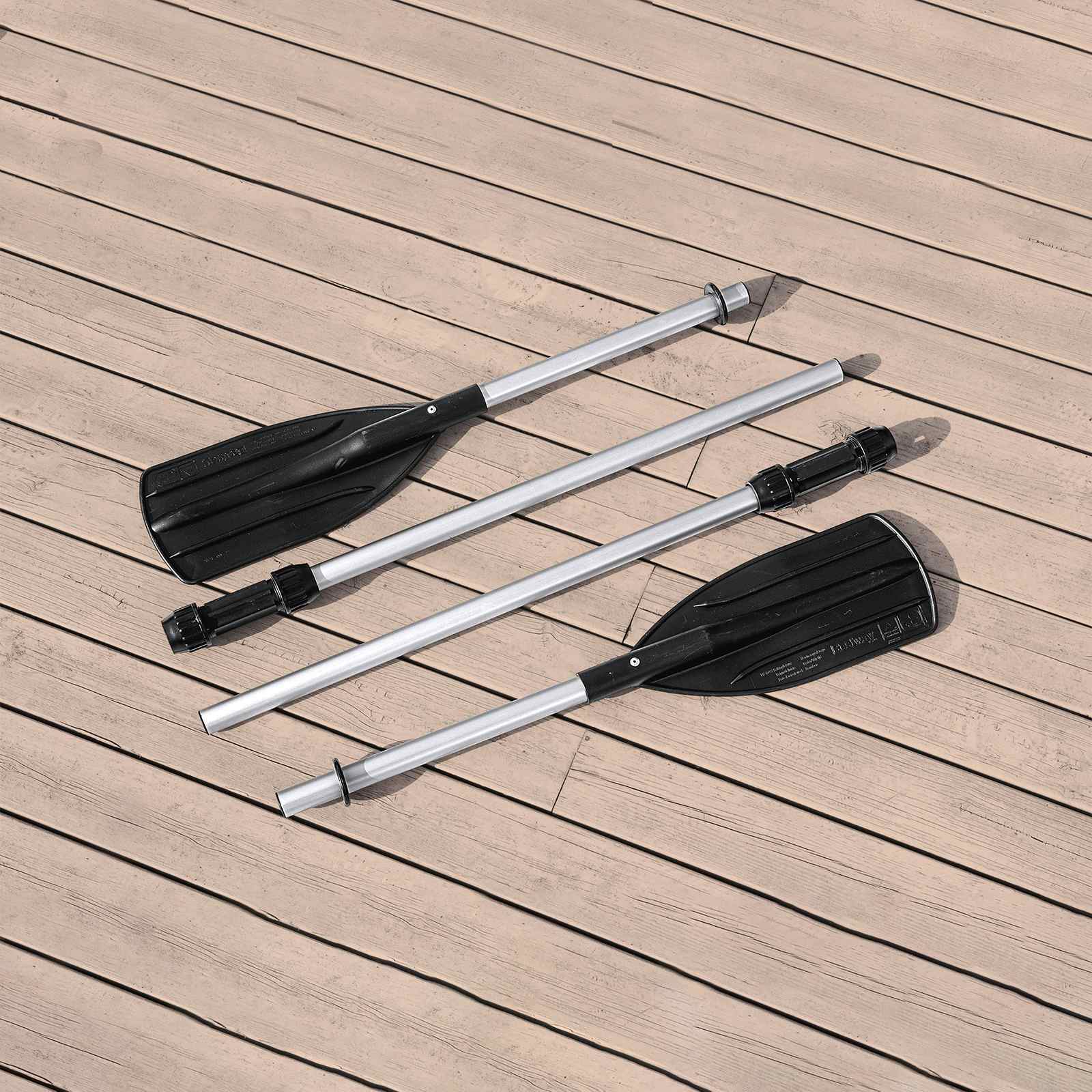 Bestway Φουσκωτή βάρκα Γκρι και Λευκό 3,64 x 1,66 μ PVC