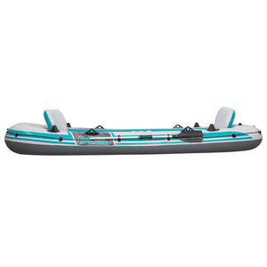 Bestway Φουσκωτή βάρκα Γκρι και Λευκό 3,64 x 1,66 μ PVC