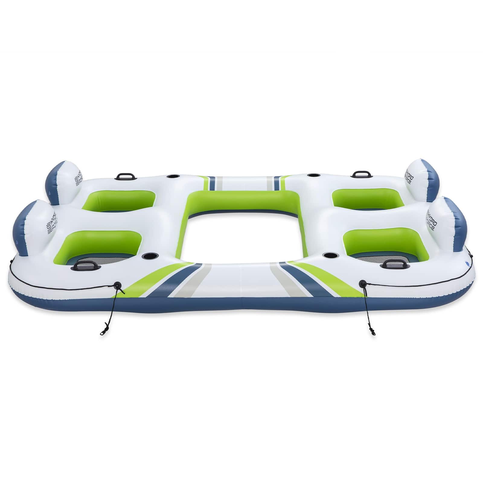 Bestway Φλοτέρ Νησί Hydro-Force Άσπρο και Μπλε και Πράσινο PVC - Pakobazaar