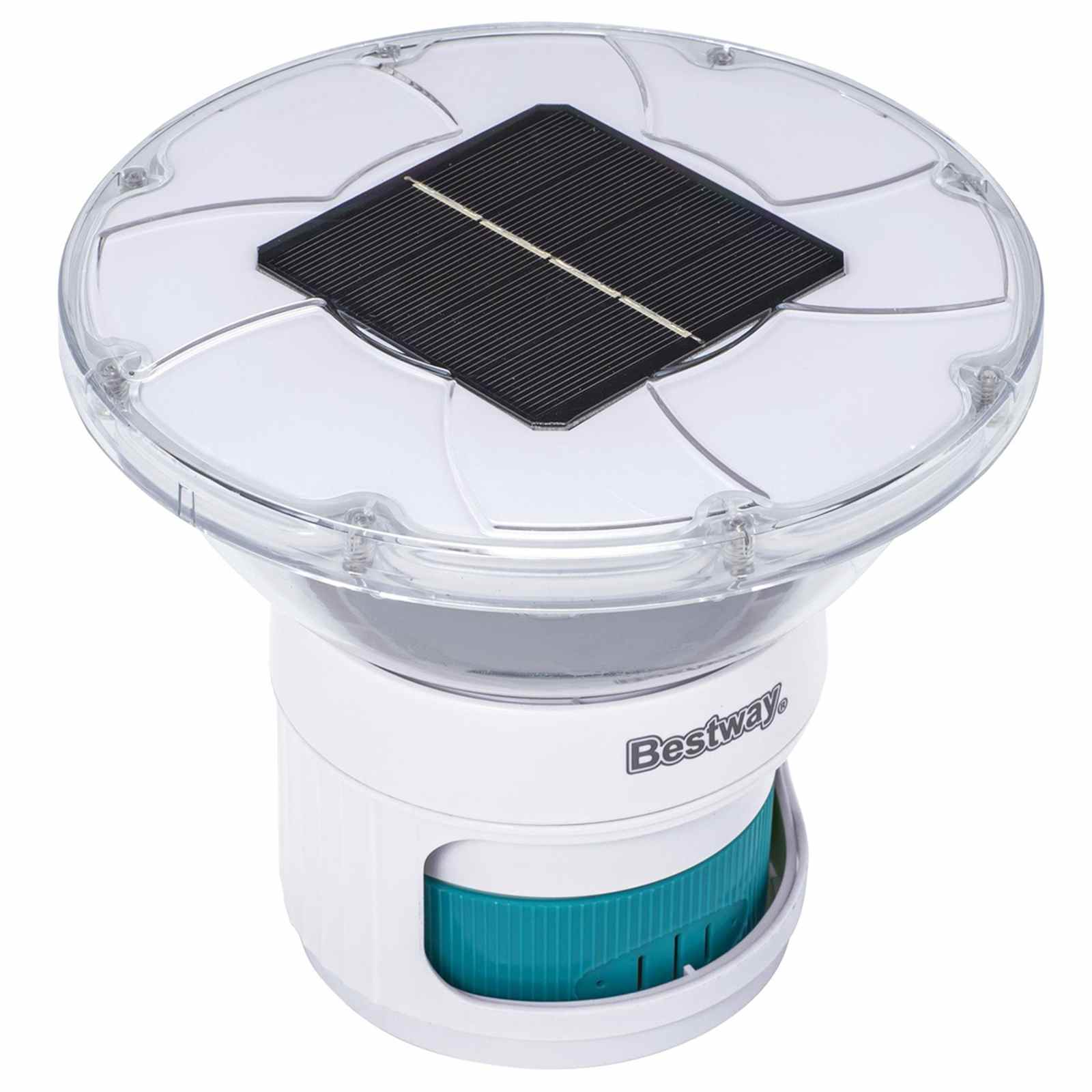 Bestway Επιπλέοντος Ηλιακού Φωτισμού Λευκό Ø 7,6 εκ PC και ABS - Pakobazaar