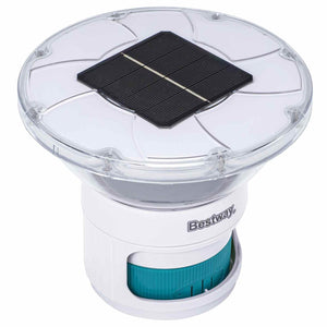 Bestway Επιπλέοντος Ηλιακού Φωτισμού Λευκό Ø 7,6 εκ PC και ABS - Pakobazaar