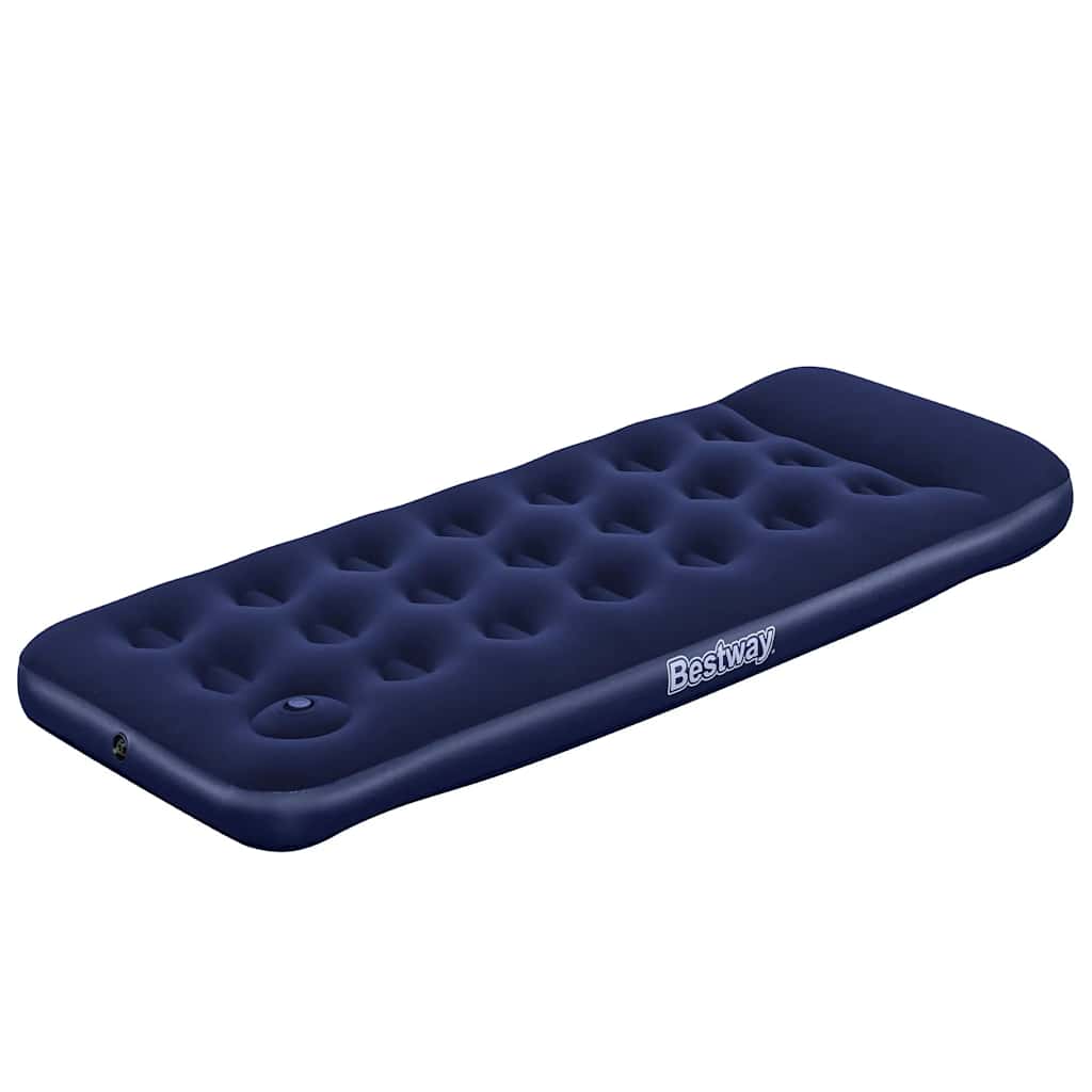 Bestway Αερόστρωμα 185x76x28 εκ. Βελουτέ με Ενσωματωμένη Τρόμπα Ποδιού - Pakobazaar