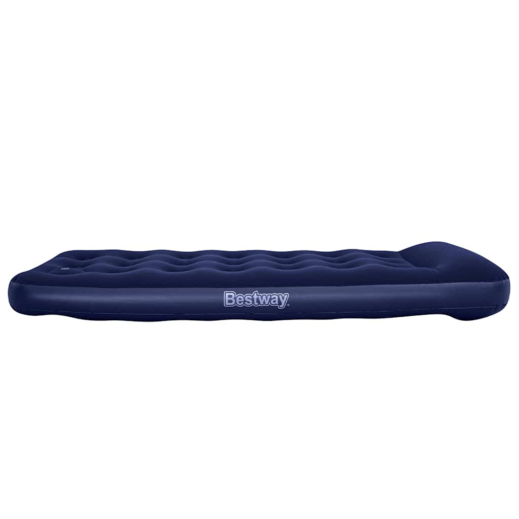 Bestway Αερόστρωμα 185x76x28 εκ. Βελουτέ με Ενσωματωμένη Τρόμπα Ποδιού - Pakobazaar