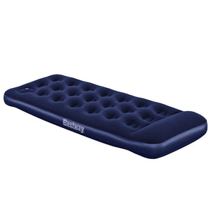Bestway Αερόστρωμα 185x76x28 εκ. Βελουτέ με Ενσωματωμένη Τρόμπα Ποδιού - Pakobazaar