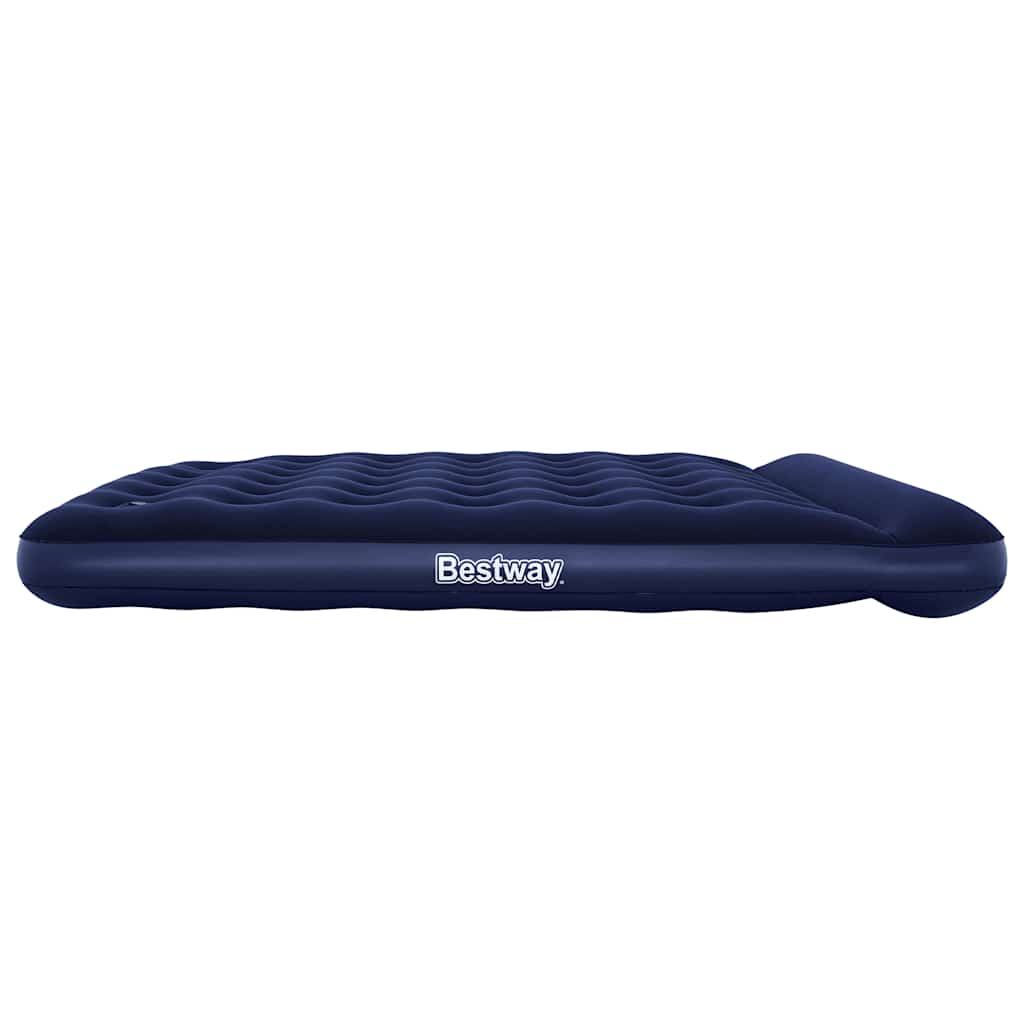 Bestway Αερόστρωμα 203x152x28εκ. Βελουτέ με Ενσωματωμένη Τρόμπα Ποδιού - Pakobazaar