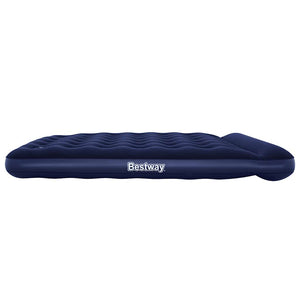 Bestway Αερόστρωμα 203x152x28εκ. Βελουτέ με Ενσωματωμένη Τρόμπα Ποδιού
