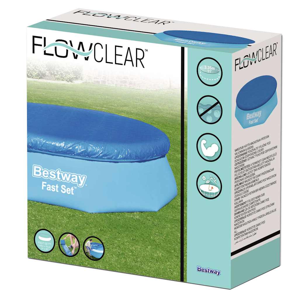 Bestway Κάλυμμα Πισίνας Flowclear Fast Set 305 εκ.