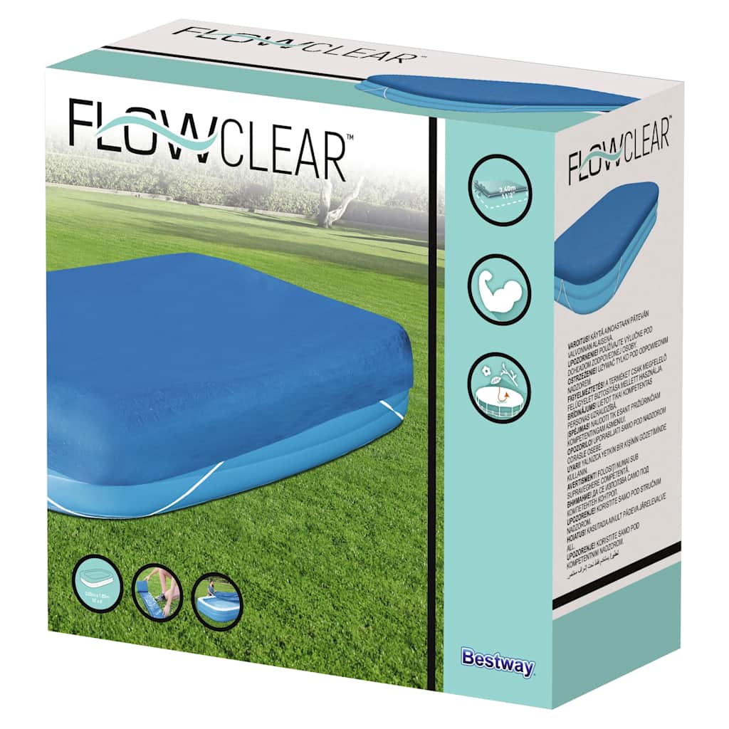 Bestway Κάλυμμα Πισίνας Flowclear 305 x 183 x 56 εκ. - Pakobazaar