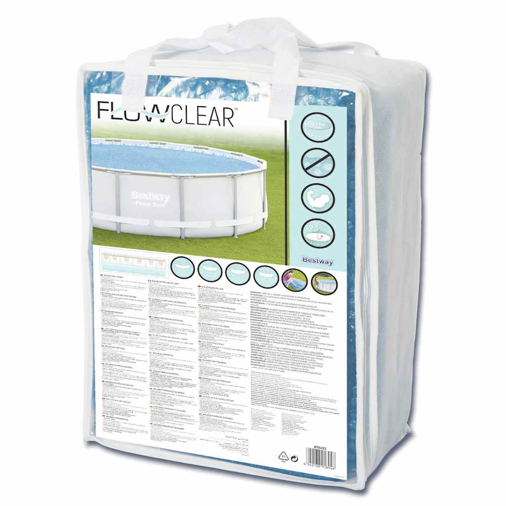 Bestway Κάλυμμα Πισίνας Ηλιακό Flowclear 427 εκ. - Pakobazaar