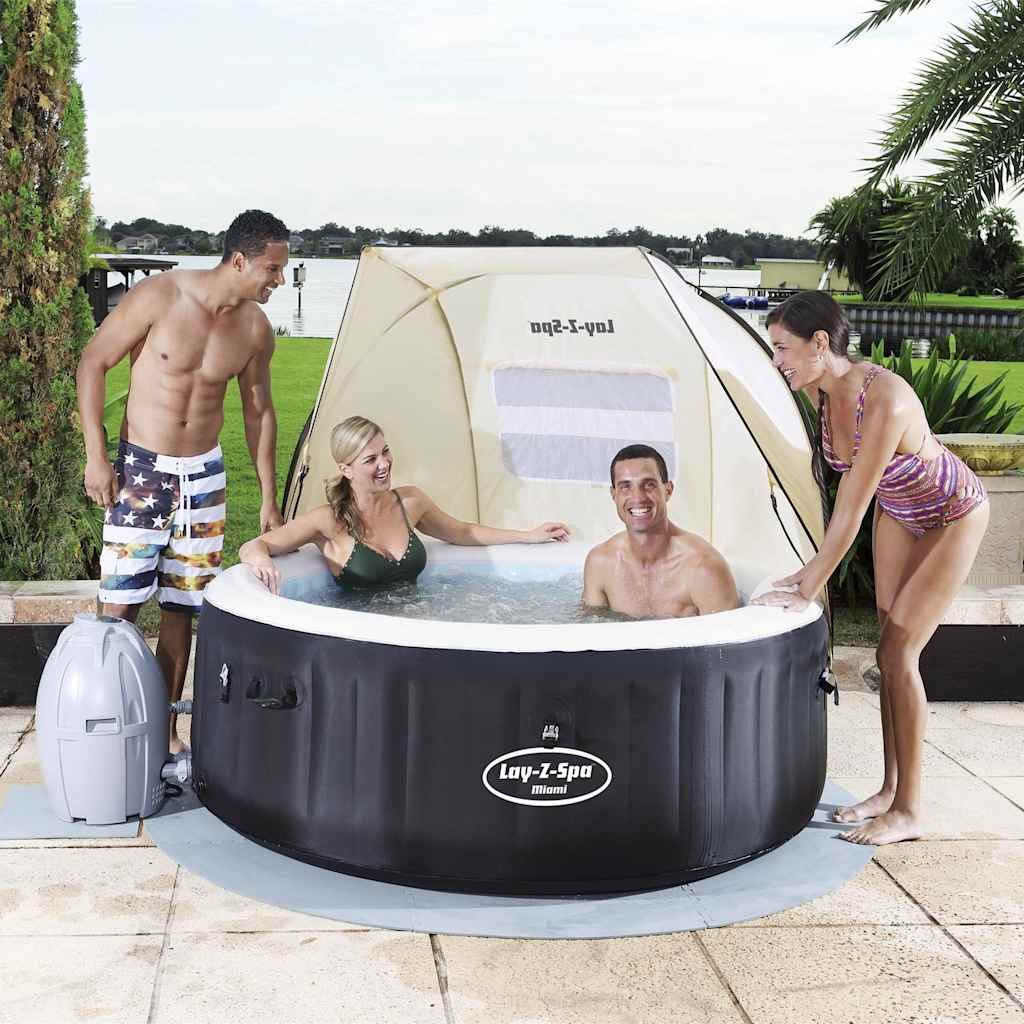Bestway Lay-Z-Spa Σκίαστρο Σπα/Υδρομασάζ 183 x 94 x 109 εκ.