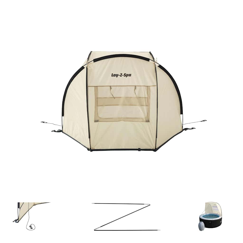 Bestway Lay-Z-Spa Σκίαστρο Σπα/Υδρομασάζ 183 x 94 x 109 εκ.