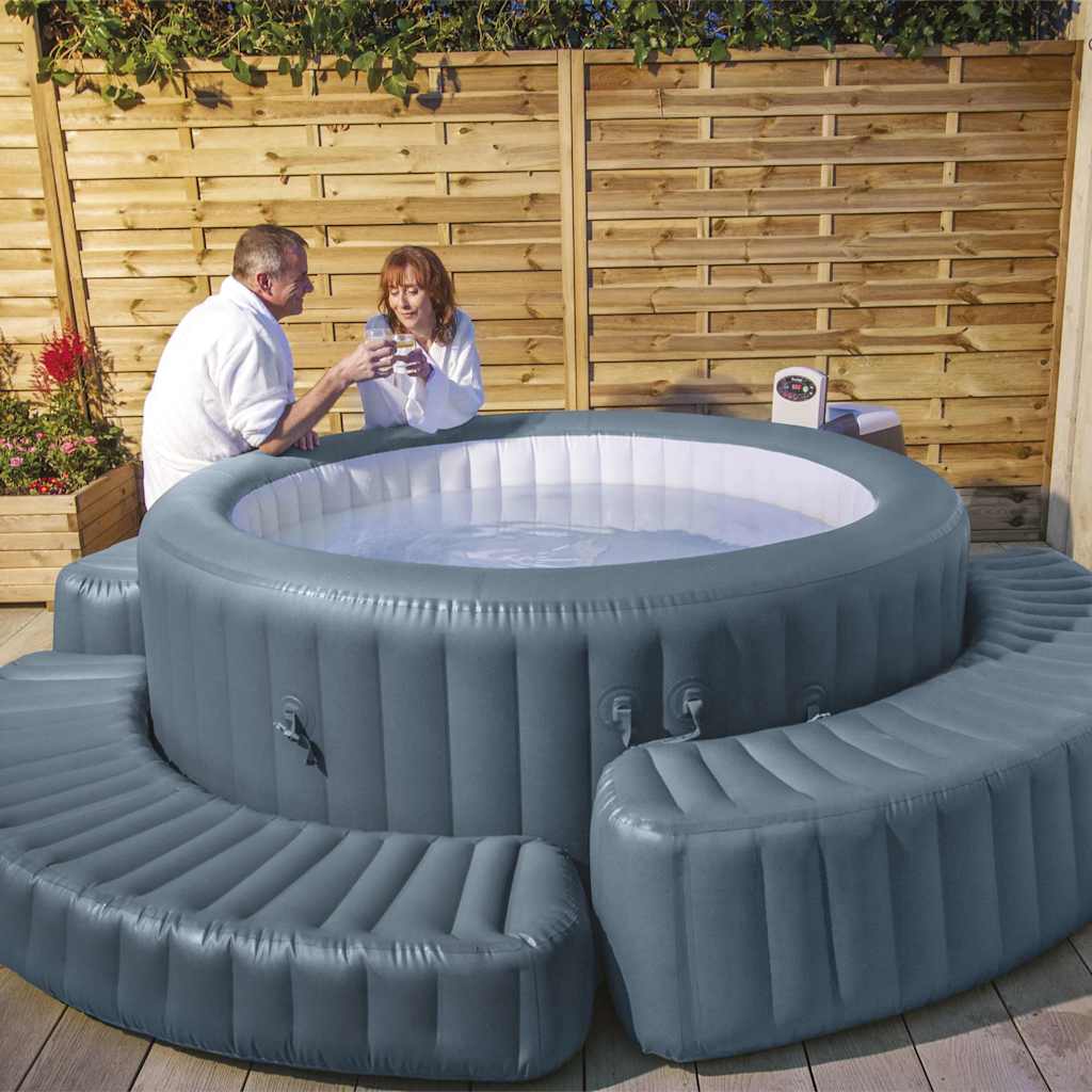 Bestway Φουσκωτό Βήμα Lay-Z-Spa για Στρογγυλές Πισίνες Υδρομασάζ - Pakobazaar