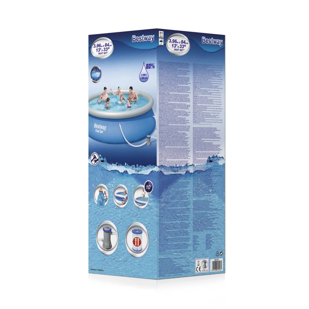 Bestway Σετ Πισίνας Fast Set 396 x 84 εκ. 57321 - Pakobazaar