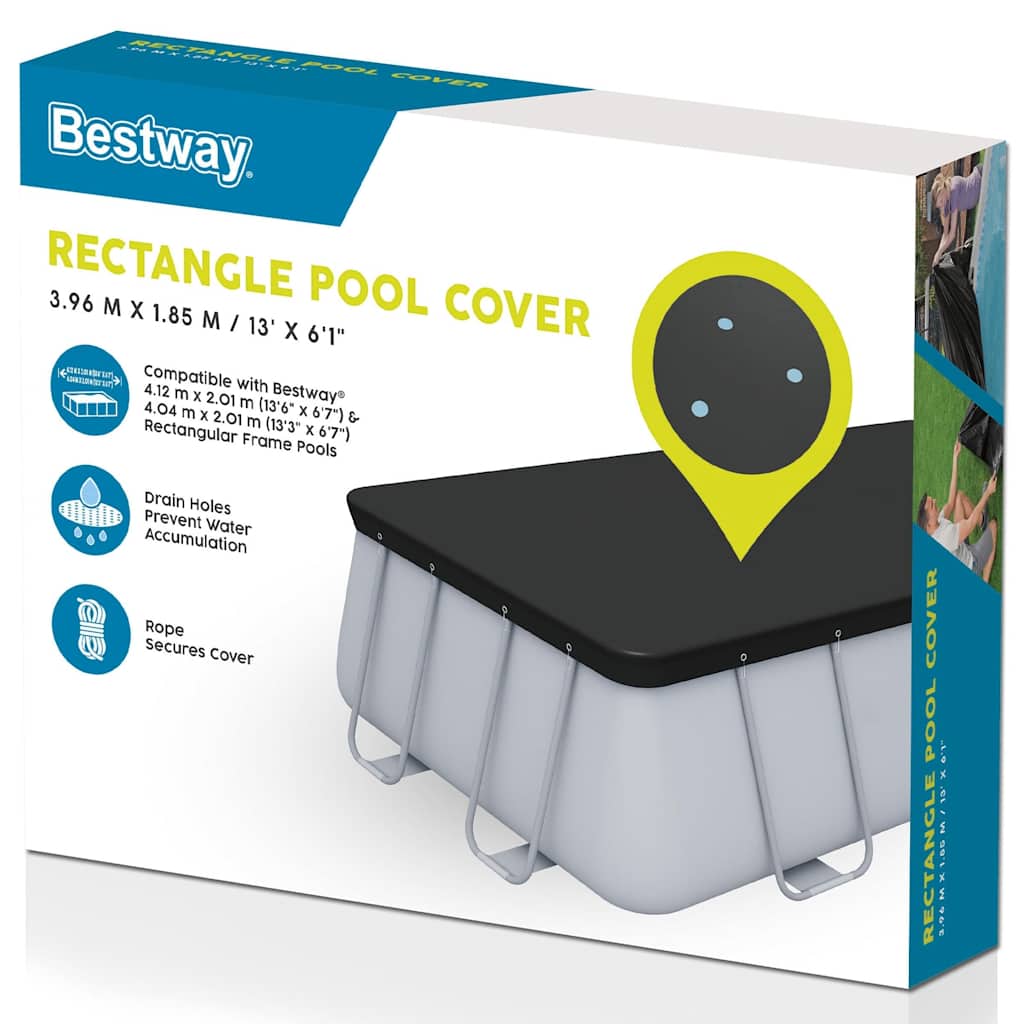 Bestway Κάλυμμα Πισίνας Flowclear 404 x 201 εκ. - Pakobazaar